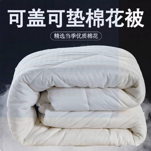 棉花被芯被褥臨時(shí)蓋被加厚保暖單人床墊被胎宿舍學(xué)生純棉便宜被子